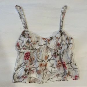 Skylar + Madison Floral Crop Top